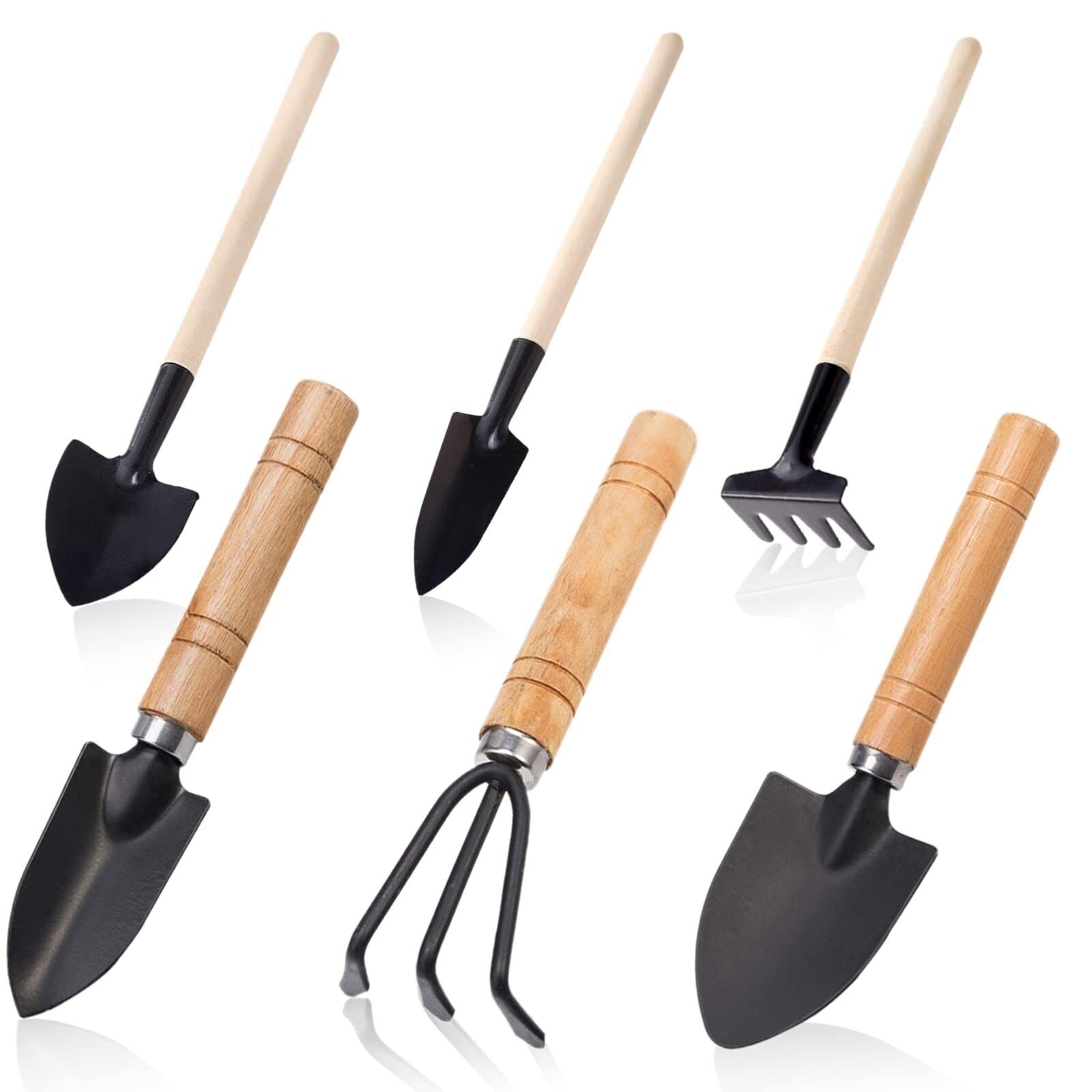 6 Pieces Iron Gardening Kit Including Hand Shovel