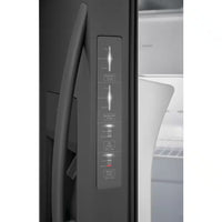 36 In. 25.6 Cu. Ft. Side by Side Refrigerator in Black Stainless Steel