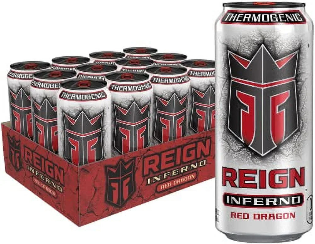 Reign Inferno Red Dragon Thermogenic Fuel Fitness and Performance Drink