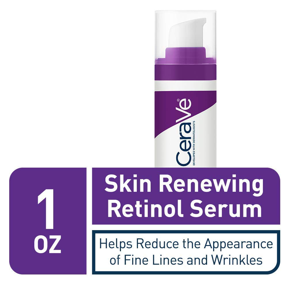 CeraVe anti Aging Retinol Serum Cream Serum for Smoothing Fine Lines and Skin Brightening