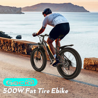 Gocio 26" 4.0 Fat Tire Electric Bike for Adults 500W