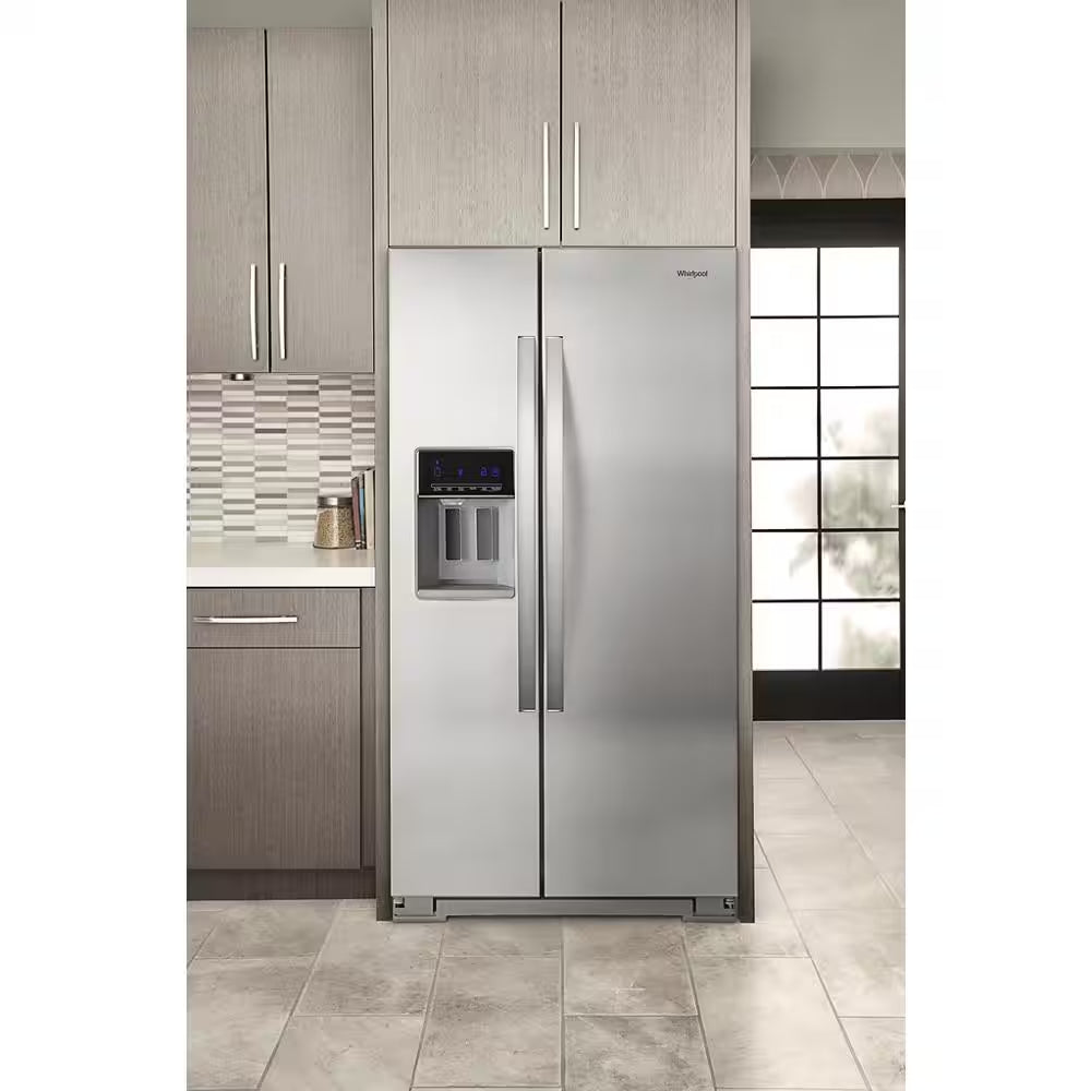 Whirlpool 20.6 Cu. Ft. Side by Side Refrigerator Counter Depth