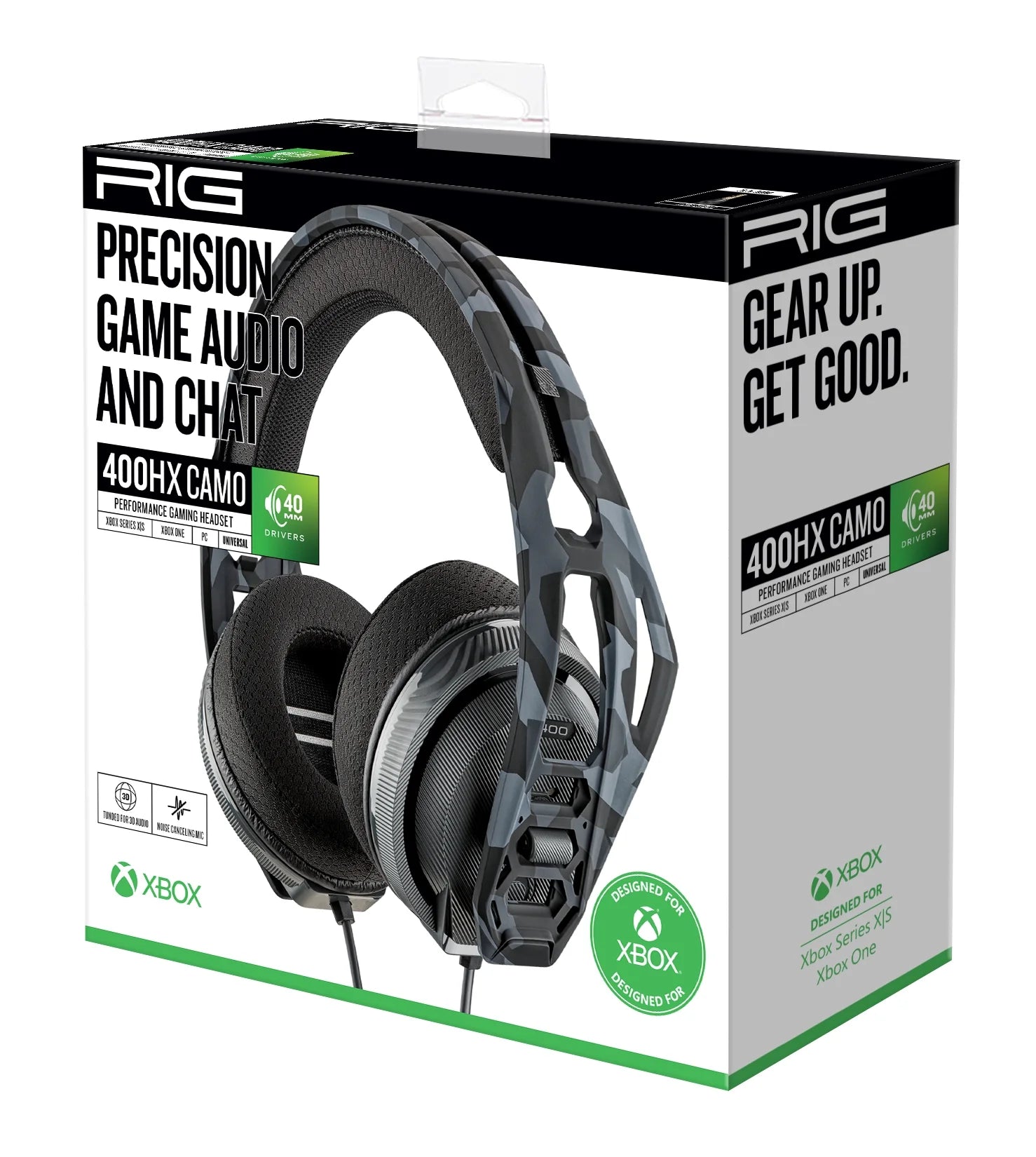 400 HX Xbox Gaming Headset for Xbox, Playstation, PC & Mobile, Camo