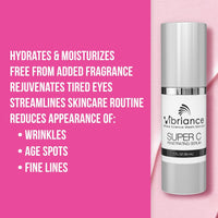 Vibriance Super C Serum for Mature Skin Made in USA All-In-One Formula Hydrates