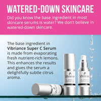 Vibriance Super C Serum for Mature Skin Made in USA All-In-One Formula Hydrates