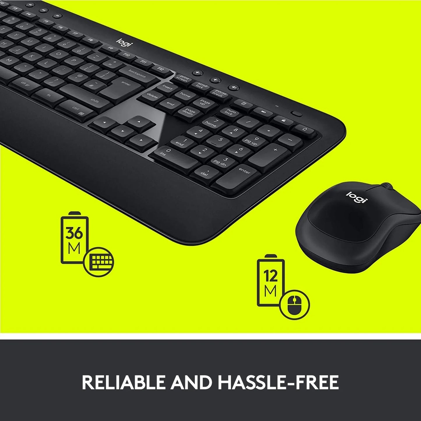 Advanced Combo Wireless Keyboard and Mouse