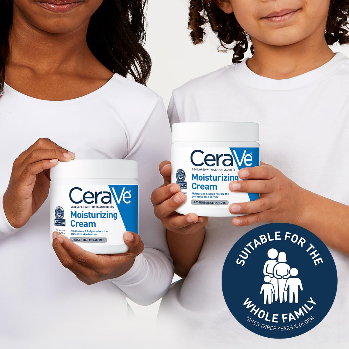 CeraVe Moisturizing Cream Body and Face Moisturizer for Dry Skin