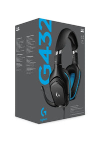 Logitech 432 Wired Gaming Headset, 7.1 Surround Sound