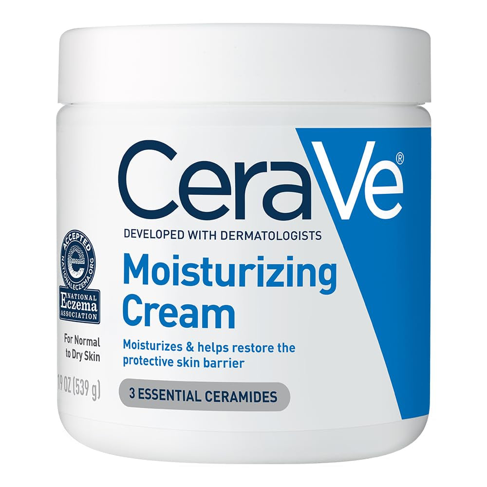 CeraVe Moisturizing Cream Body and Face Moisturizer for Dry Skin