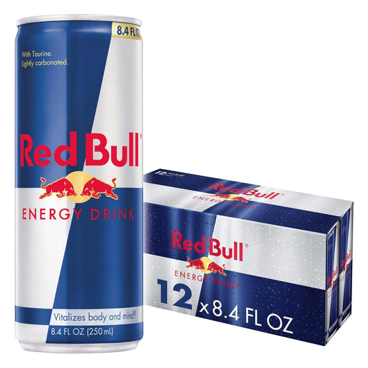 Red Bull Energy Drink 8.4FL Oz 12 Count Pack of 1