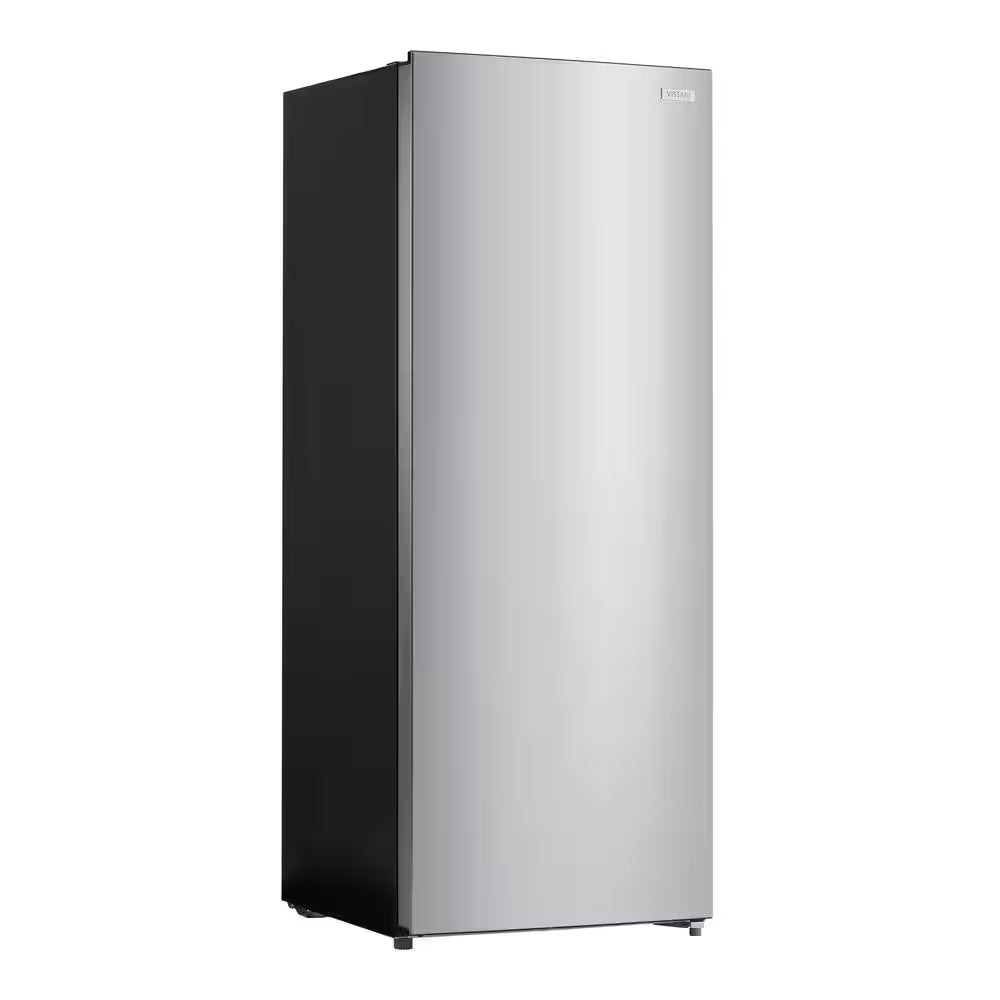 7 Cu. Ft. Convertible Upright Freezer/Refrigerator in Stainless Steel