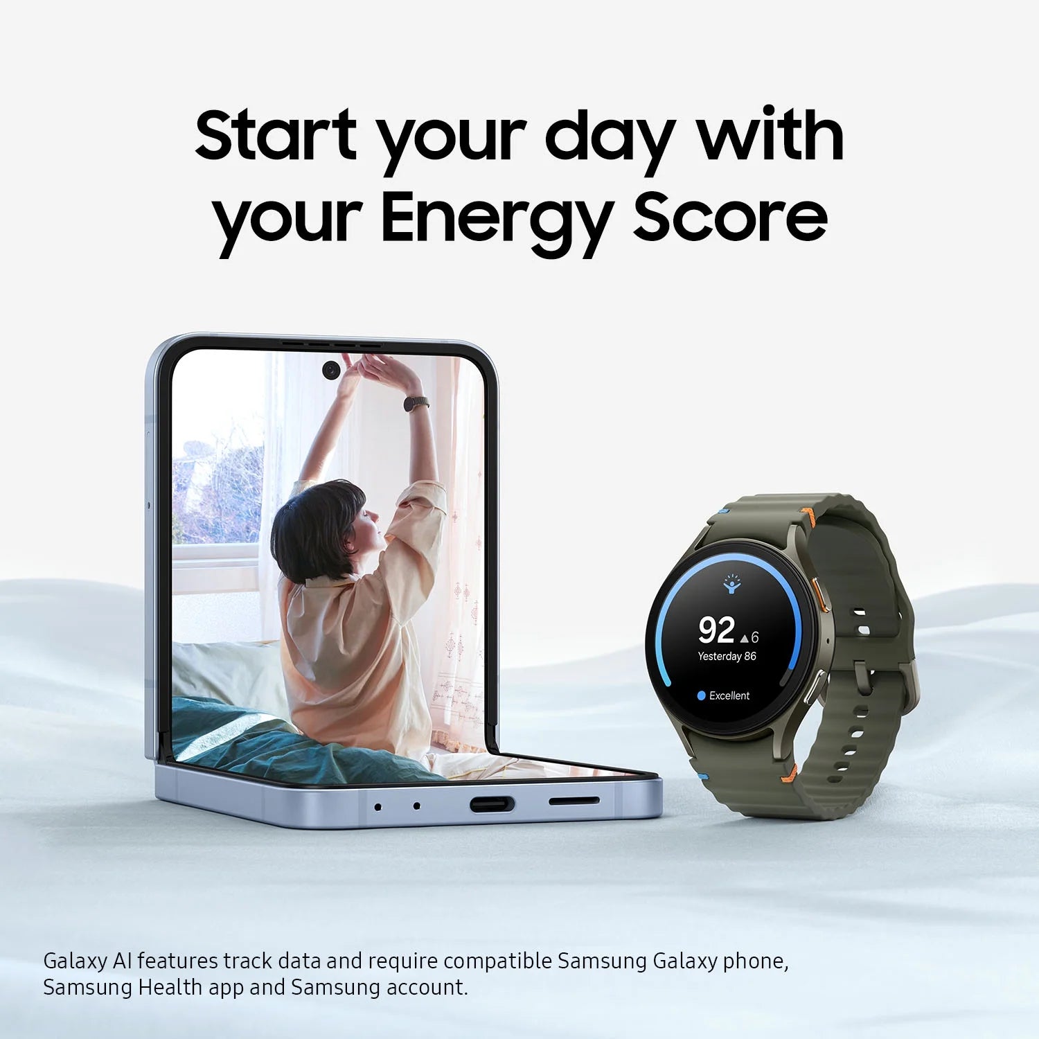 Galaxy Watch7 40Mm Smart Watch, Aluminum, LTE, Green