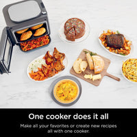 Stainless Steel Electric Multi-Cooker Oven Air Fryer 14-In-1 Complete Meals in 15-Minutes