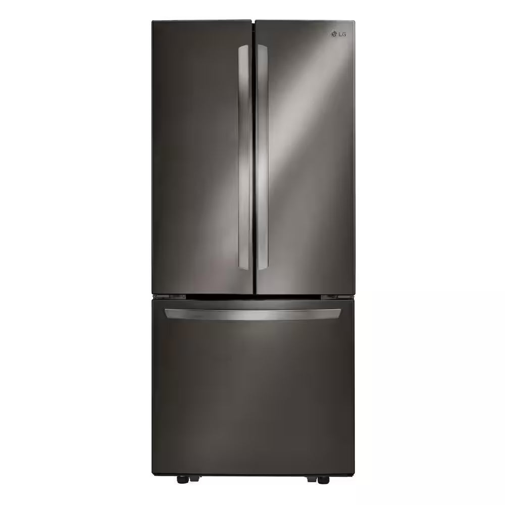 LG 30 In. W 22 Cu. Ft. French Door Refrigerator with Ice Maker