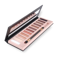 BestLand 2 Pack 12 Colors Makeup Nude Colors Eyeshadow Palette