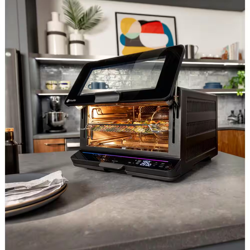 1,800 W Toaster Oven with 11-Functions with Air Fry Bake, Broil and Pizza WIFI Connected