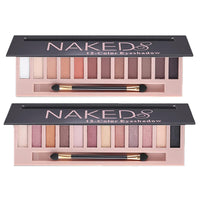 BestLand 2 Pack 12 Colors Makeup Nude Colors Eyeshadow Palette