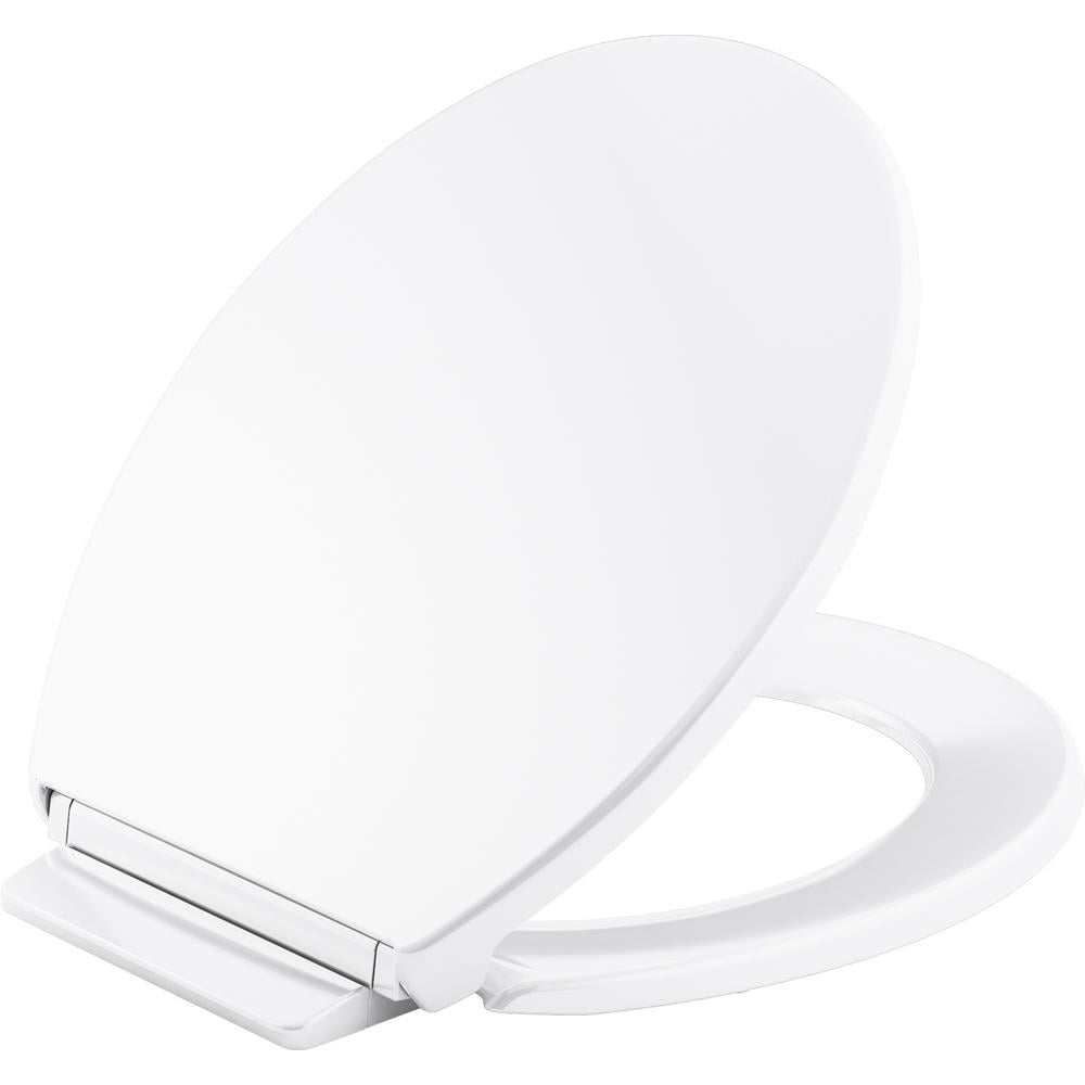 Highline Quiet-Close Round Closed Front Toilet Seat In White (3-Pack)