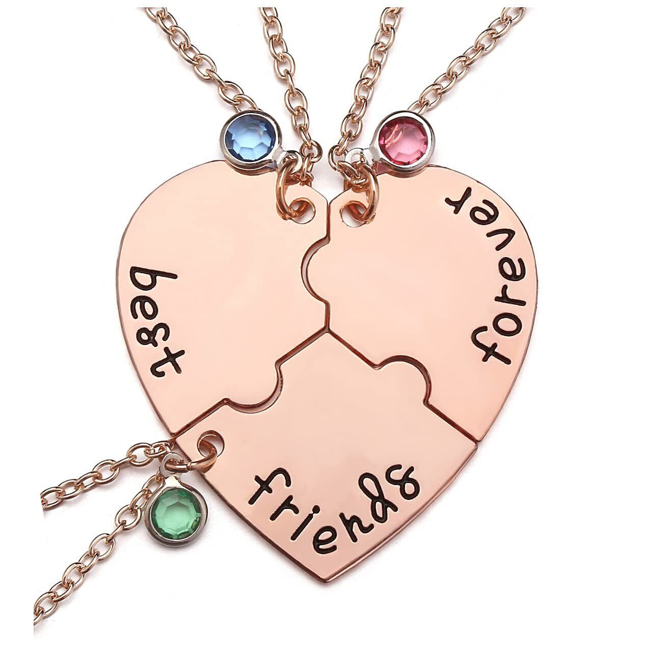 Jovivi Best Friends Forever and Ever Friendship Necklaces