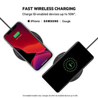 Quick Charge Wireless Charging Pad for Iphone, Samsung Galaxy, Apple Airpods Pro & More