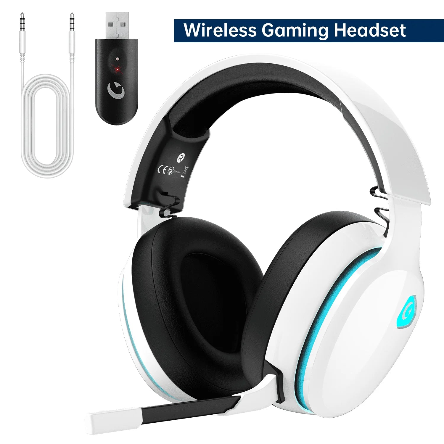 Wireless Gaming Headset for PS5, PS4, PC