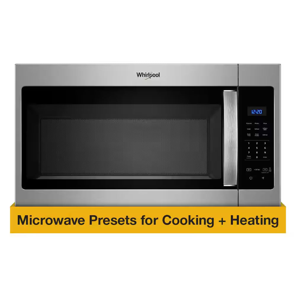 Stainless Steel Microwave with Electronic Touch Controls 1.7 Cu. Ft.