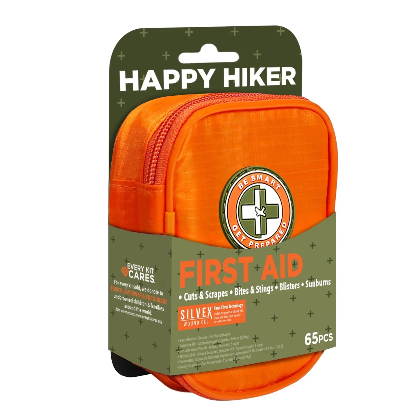 Outdoor First Aid - Happy Hiker 65 Pcs