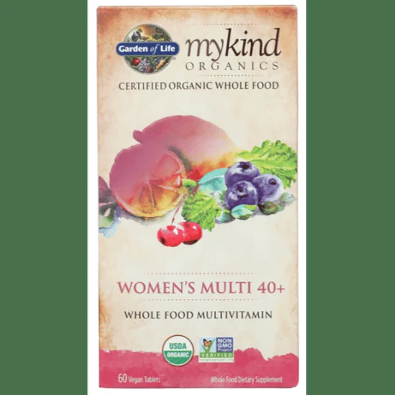 Mykind Organics Women'S Multi 40 Plus 60 Vegan Tablets