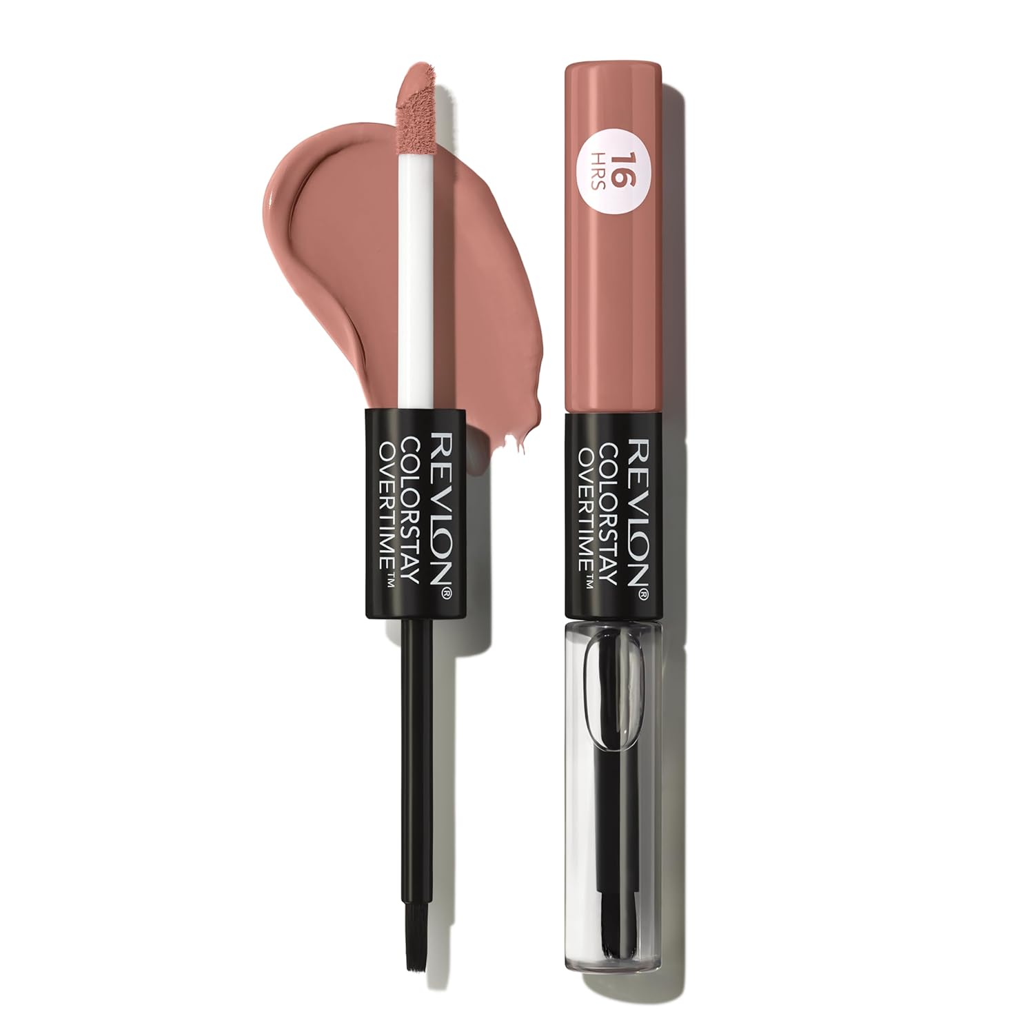 Revlon Liquid Lipstick with Clear Lip Gloss Dual Ended with Vitamin E