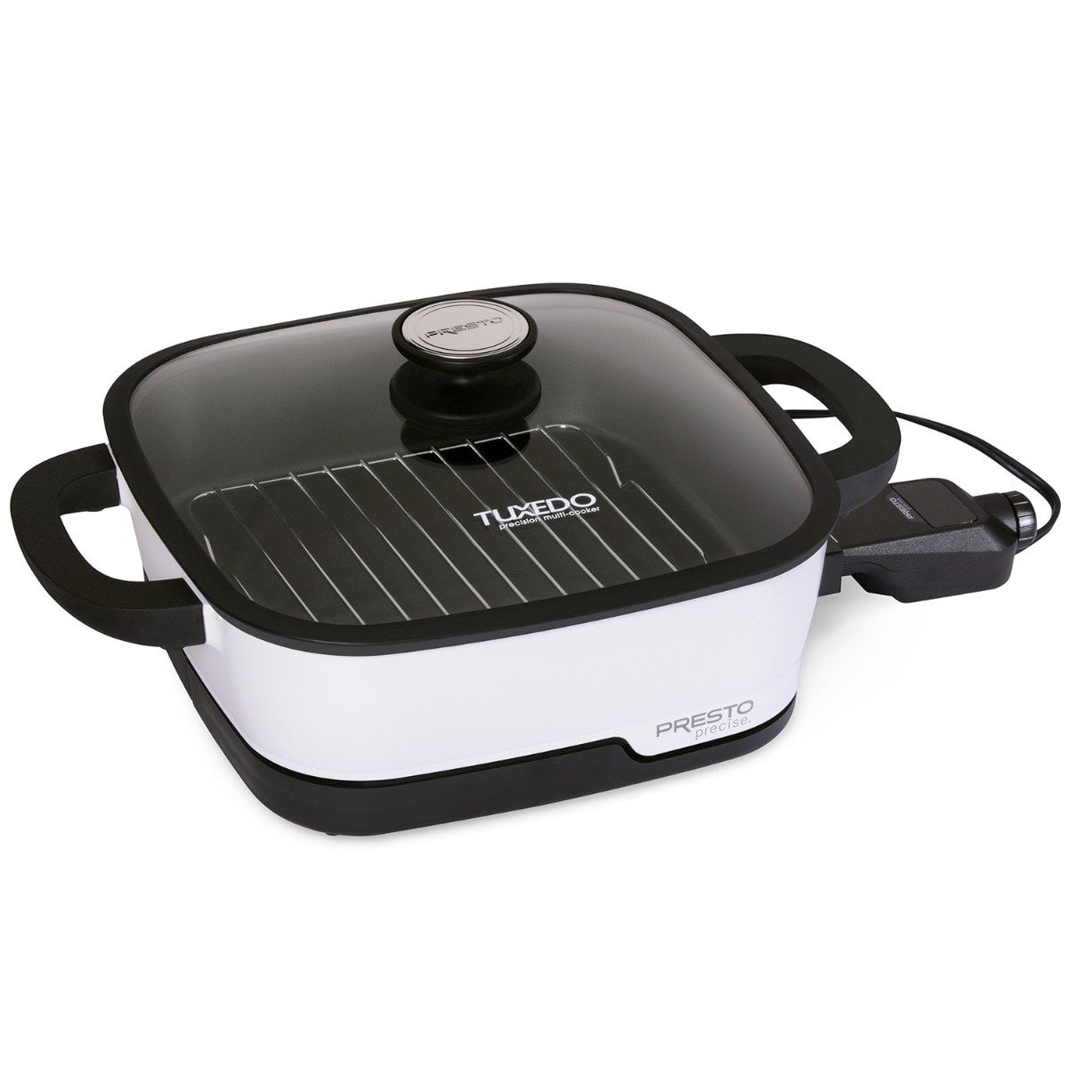 Presto 12" Precise Tuxedo Digital Precision Skillet Multi Cooker