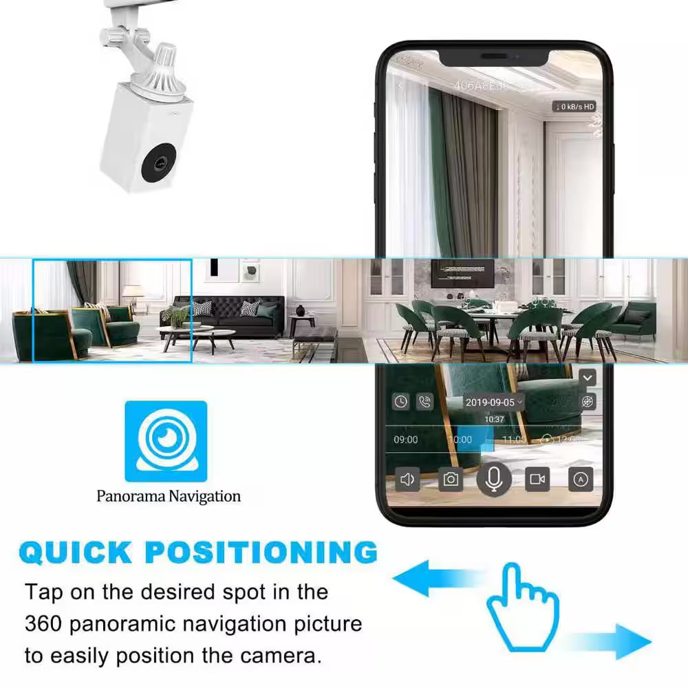 Smart Wifi 1080P Wireless Security Camera with Night Vision