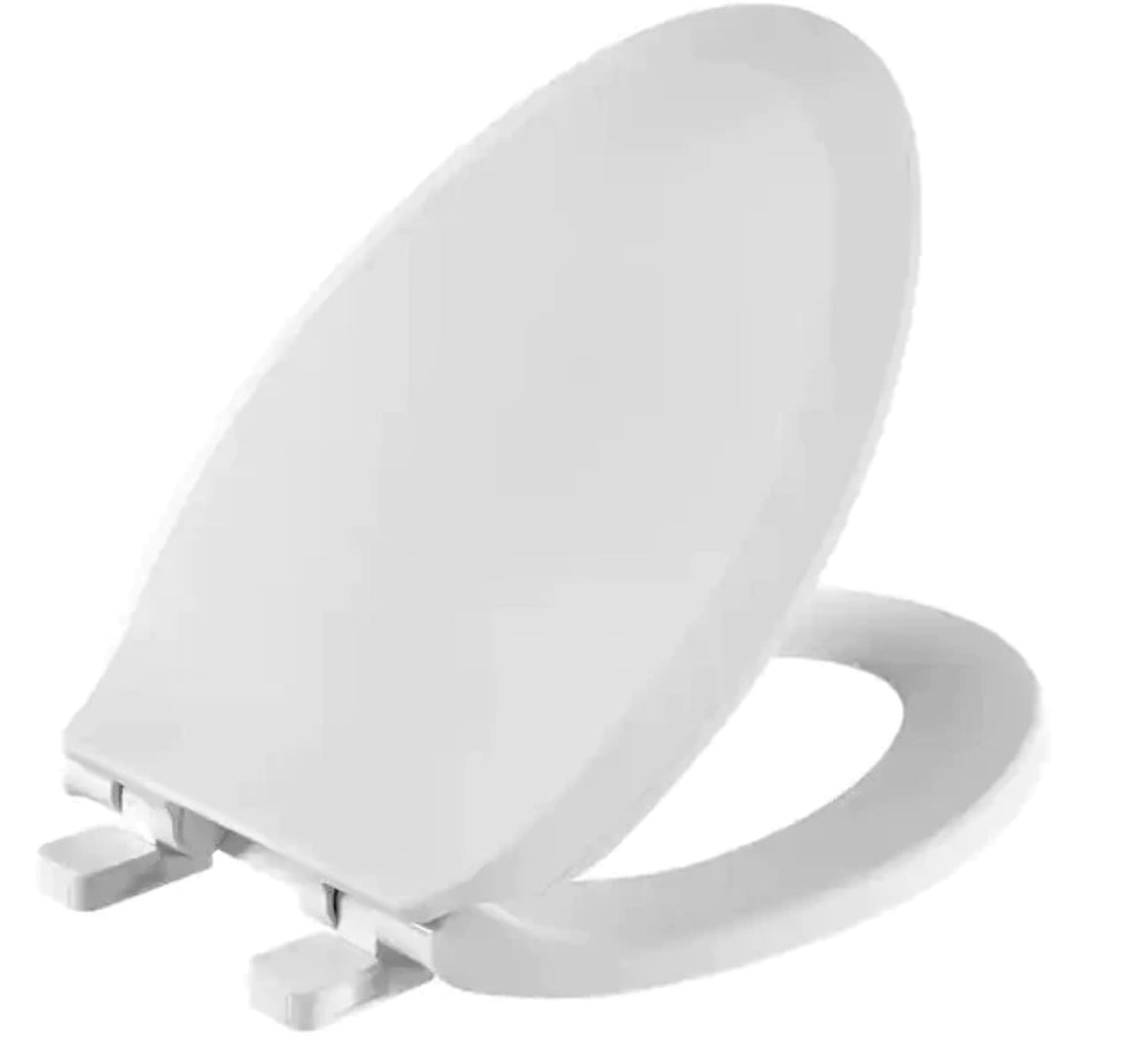 American Standard Cadet Elongated Antimicrobial, Soft Close Front Toilet Seat in White