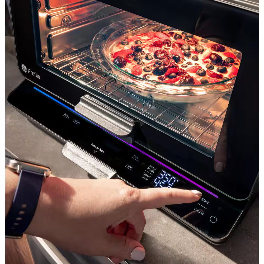 1,800 W Toaster Oven with 11-Functions with Air Fry Bake, Broil and Pizza WIFI Connected