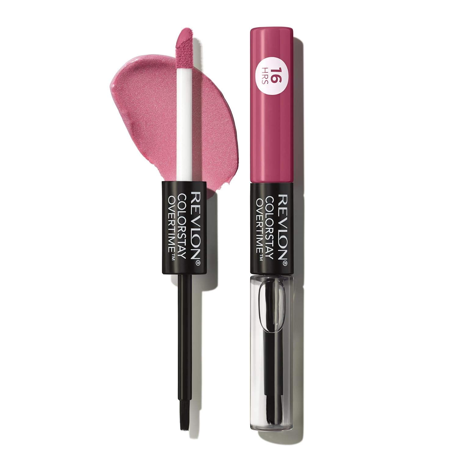 Revlon Liquid Lipstick with Clear Lip Gloss Dual Ended with Vitamin E