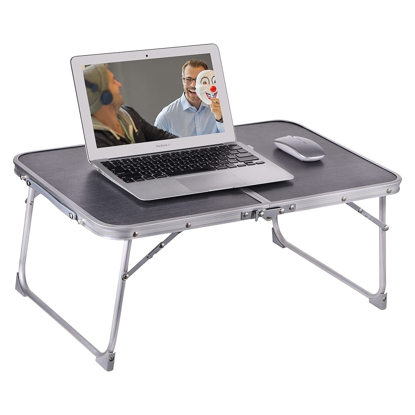 Foldable Laptop and Bed Table with Storage