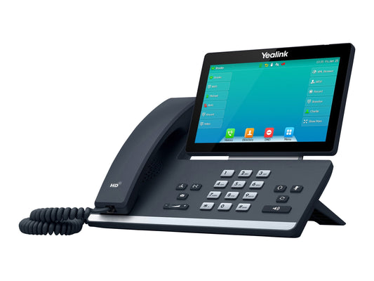 Yealink SIP-T57W IP Phone - Corded/Cordless - Corded/Cordless - Wi-Fi, Bluetooth - Wall Mountable, Desktop - Classic Gray