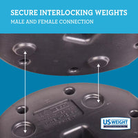 USW 40 Lbs. US Weight Canopy Weight Plates with Carry Strap