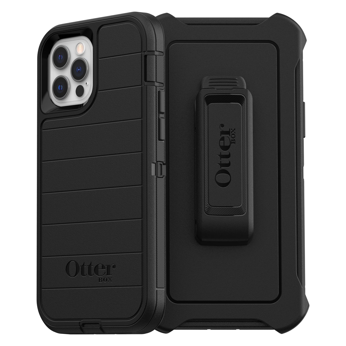 Defender Series Pro Phone Case for Apple Iphone 12, Iphone 12 Pro - Black