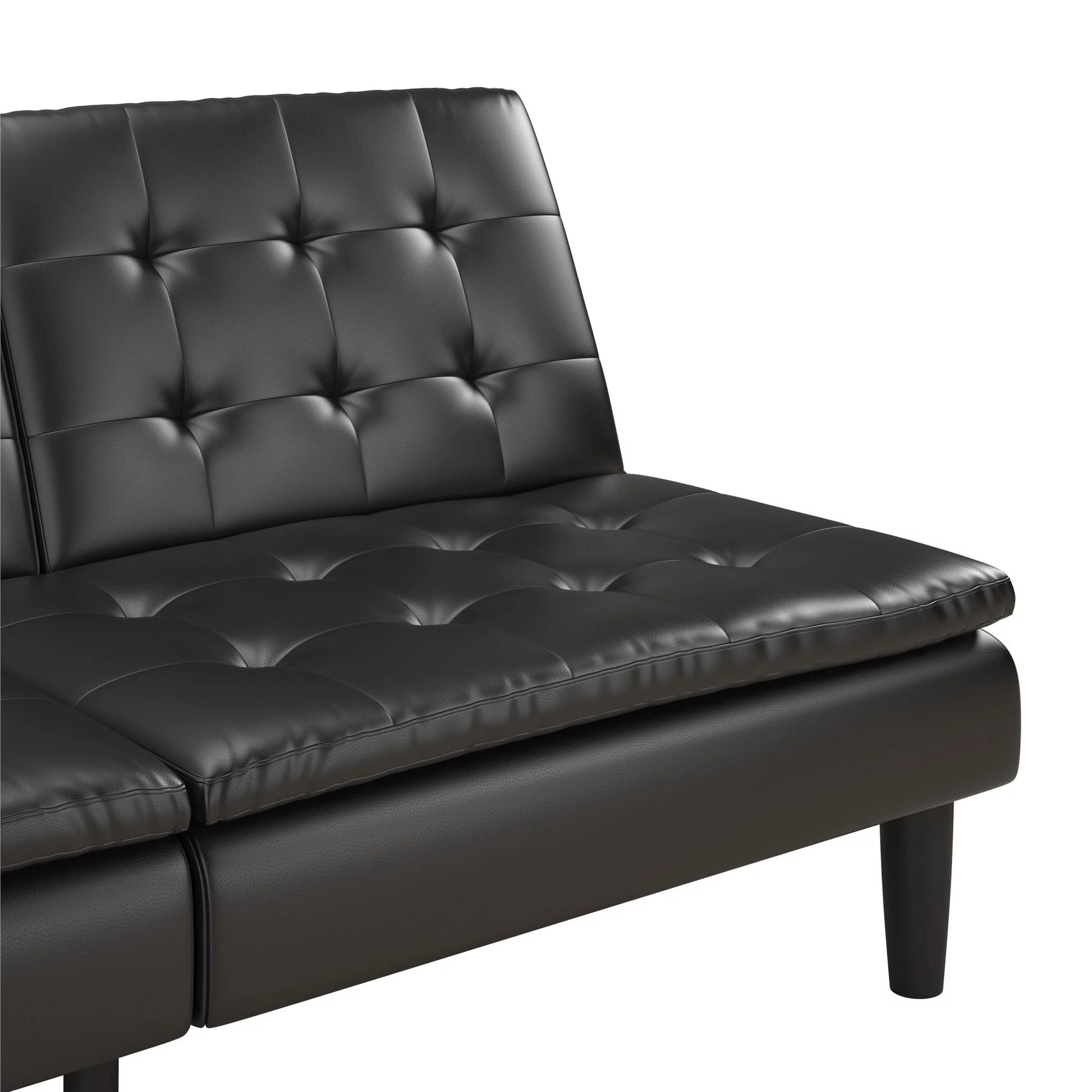 Memory Foam Futon with Cupholder and USB