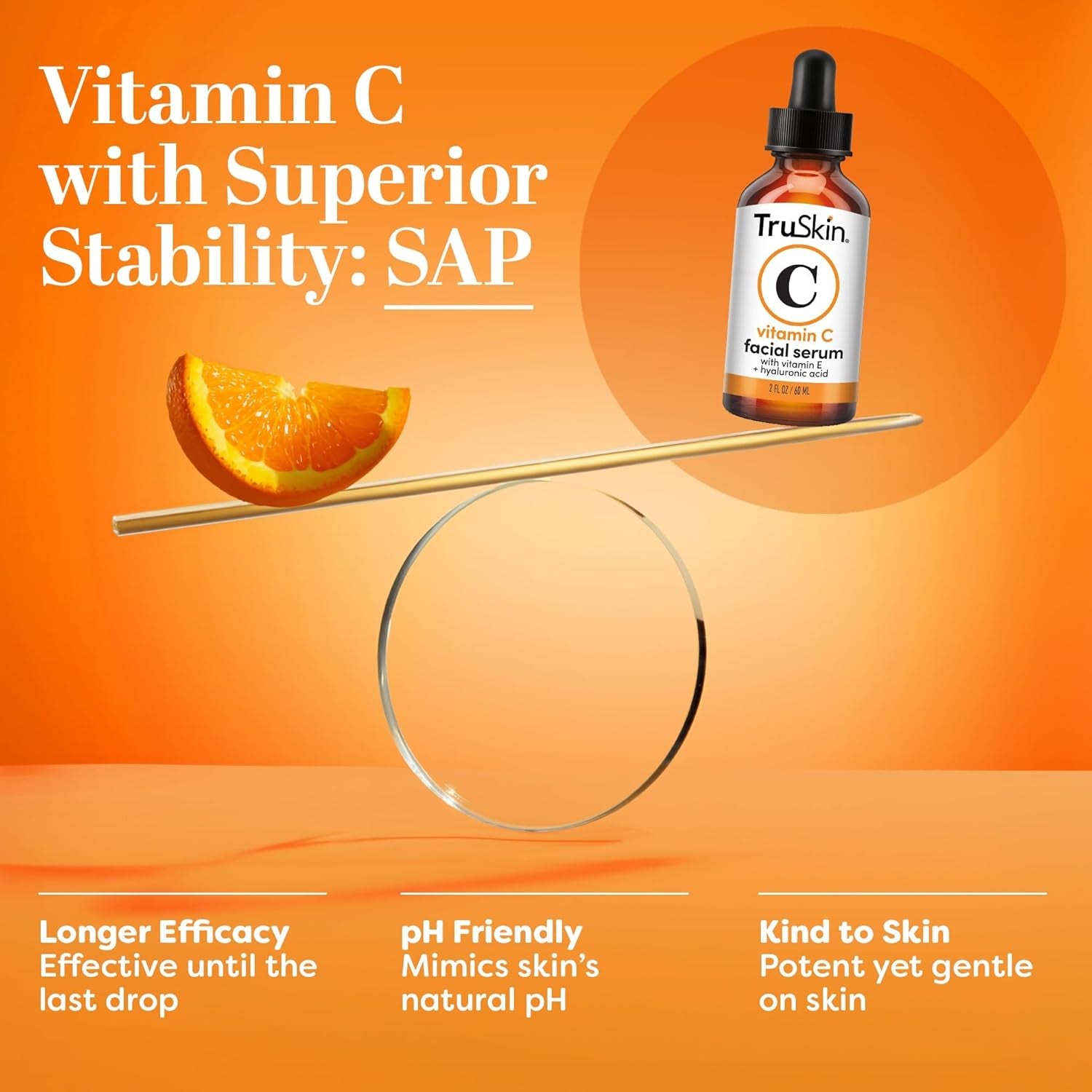 TruSkin Vitamin C Serum anti Aging Facial Serum with Vitamin C 2 Fl Oz