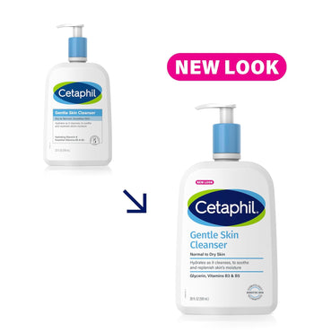 Face Wash by CETAPHIL Hydrating Gentle Skin Cleanser for Dry to Normal Sensitive Skin