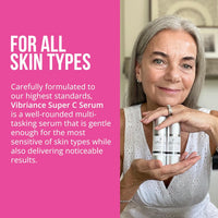 Vibriance Super C Serum for Mature Skin Made in USA All-In-One Formula Hydrates