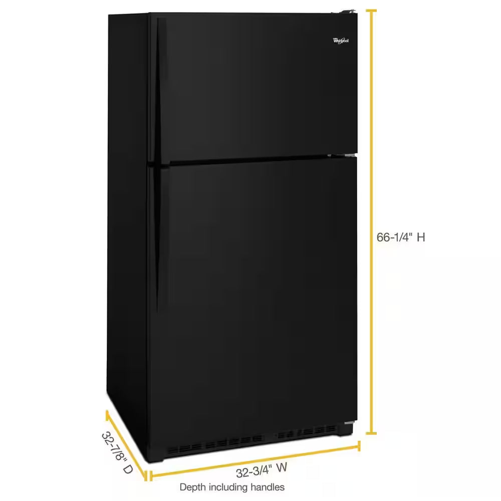 Whirlpool 20.5 Cu. Ft. Top Freezer Refrigerator