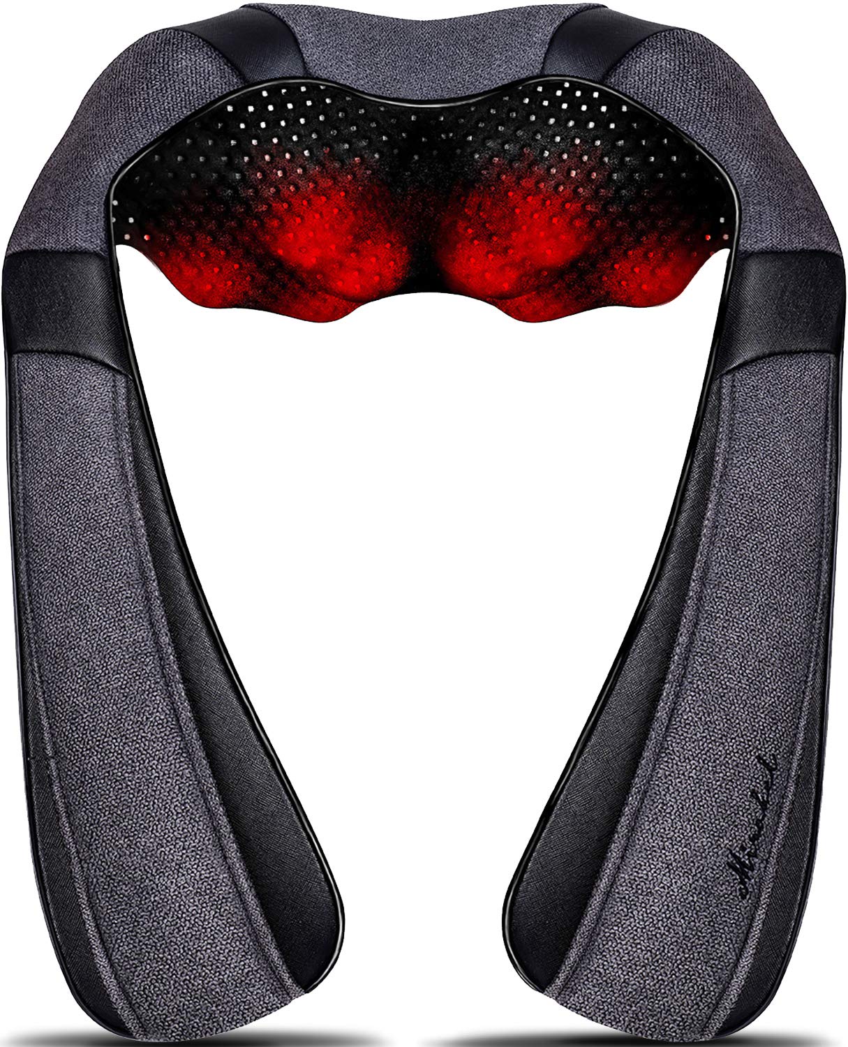 Neck Massager with Heat, Shoulder Massager, Electric Kneading Back Massager, Massage Pillow for Pain Relief Deep Tissue, Fathers Day Presents, Mothers Day,Christmas Gifts Get Well Soon