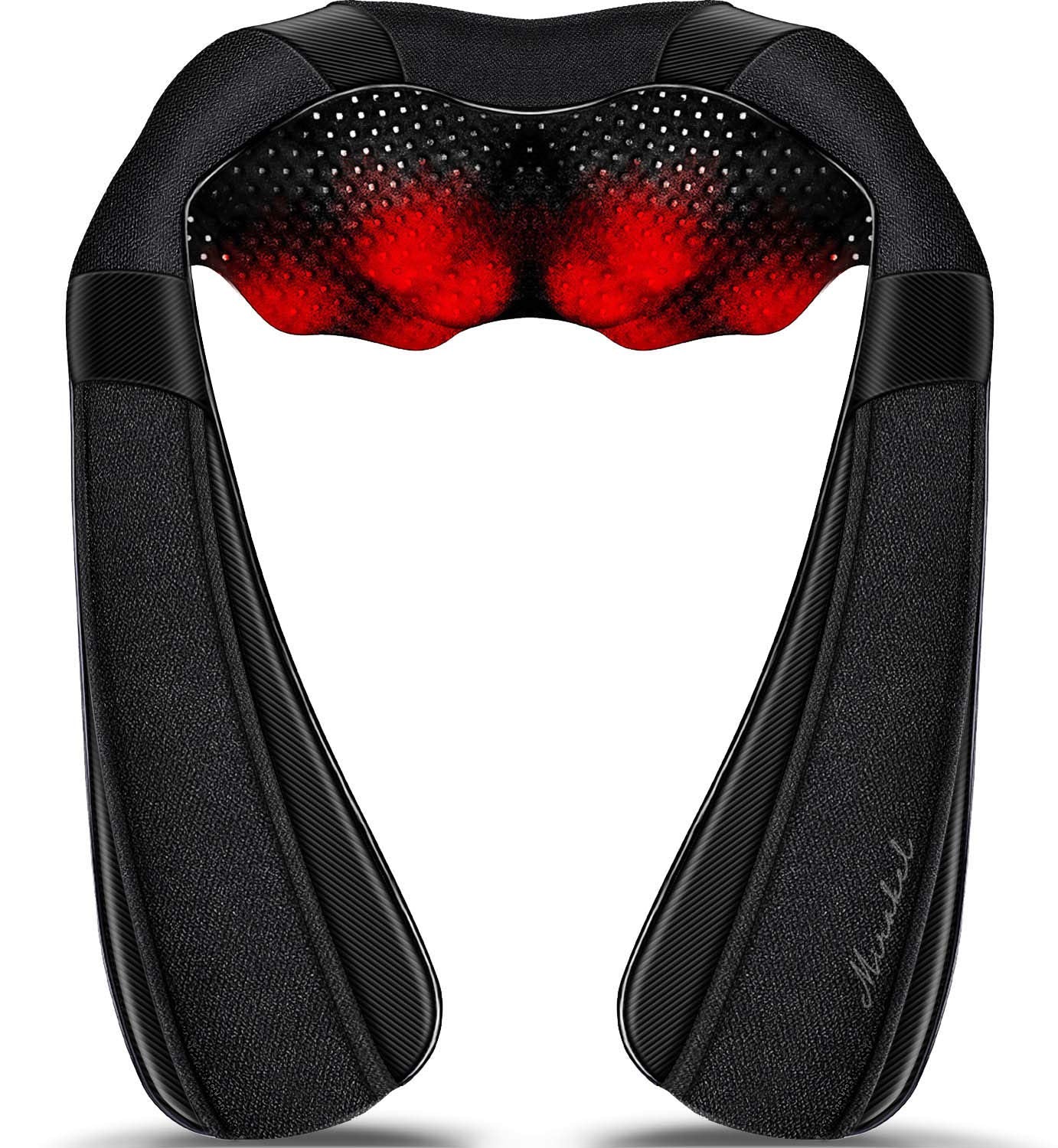 Neck Massager with Heat, Shoulder Massager, Electric Kneading Back Massager, Massage Pillow for Pain Relief Deep Tissue, Fathers Day Presents, Mothers Day,Christmas Gifts Get Well Soon