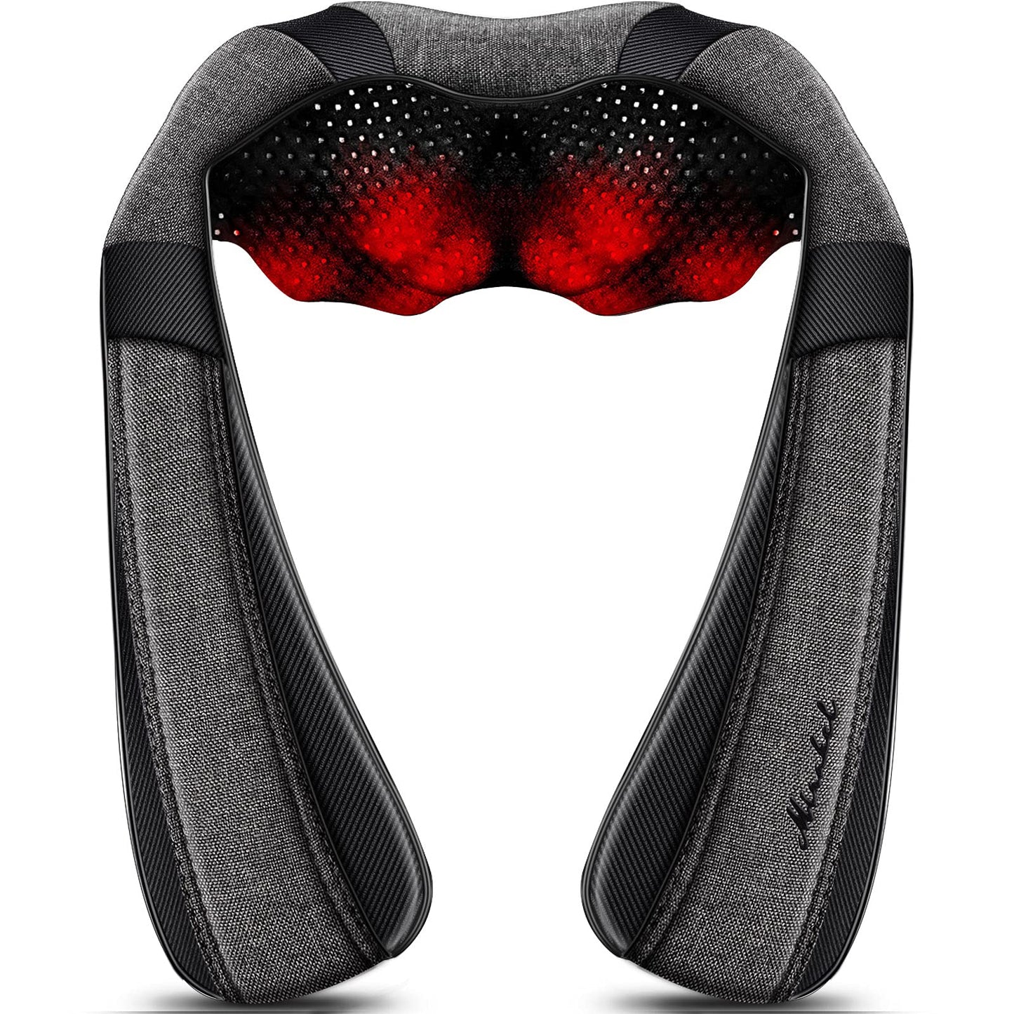 Neck Massager with Heat, Shoulder Massager, Electric Kneading Back Massager, Massage Pillow for Pain Relief Deep Tissue, Fathers Day Presents, Mothers Day,Christmas Gifts Get Well Soon