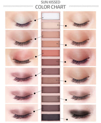 BestLand 2 Pack 12 Colors Makeup Nude Colors Eyeshadow Palette