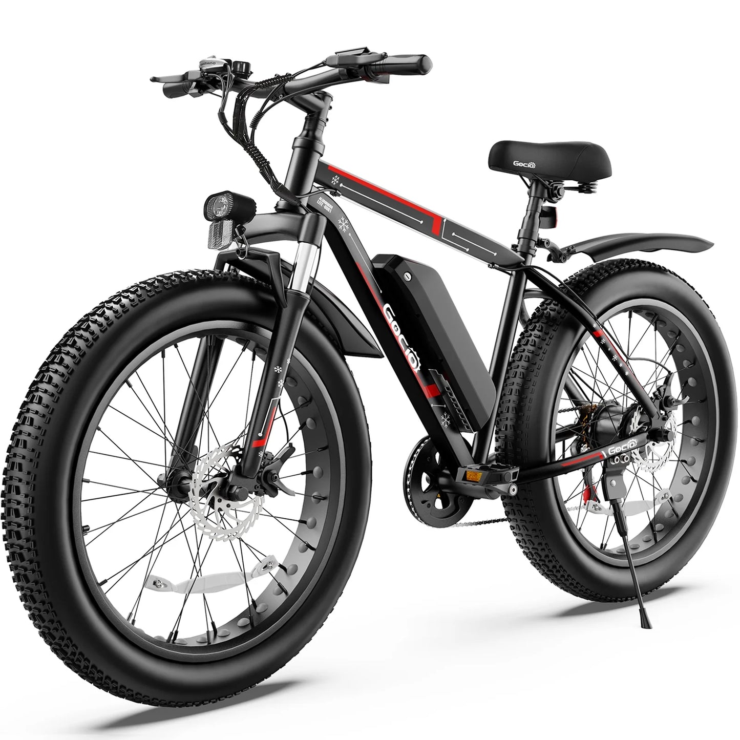 Gocio 26" 4.0 Fat Tire Electric Bike for Adults 500W