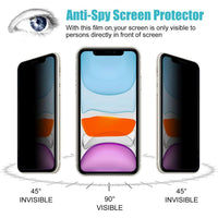 Screen Protector Tempered Glass with Anti-Spy 6.1 In. Display for Iphone 11/Iphone XR