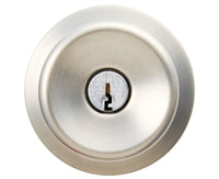 Keyed Entry Tulip Style Doorknob Stainless Steel